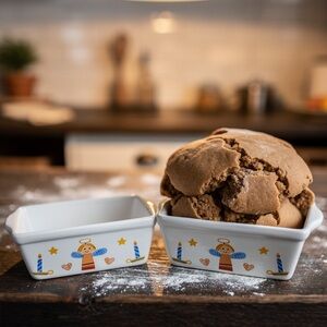 Angel Themed Ceramic Dishes mini loaf